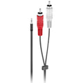 Insignia 6 ft. (1.8m) 3.5mm to RCA Audio Cable – AUX to Red/White Stereo Adapter Cable for Speakers, TVs & Home Audio Systems