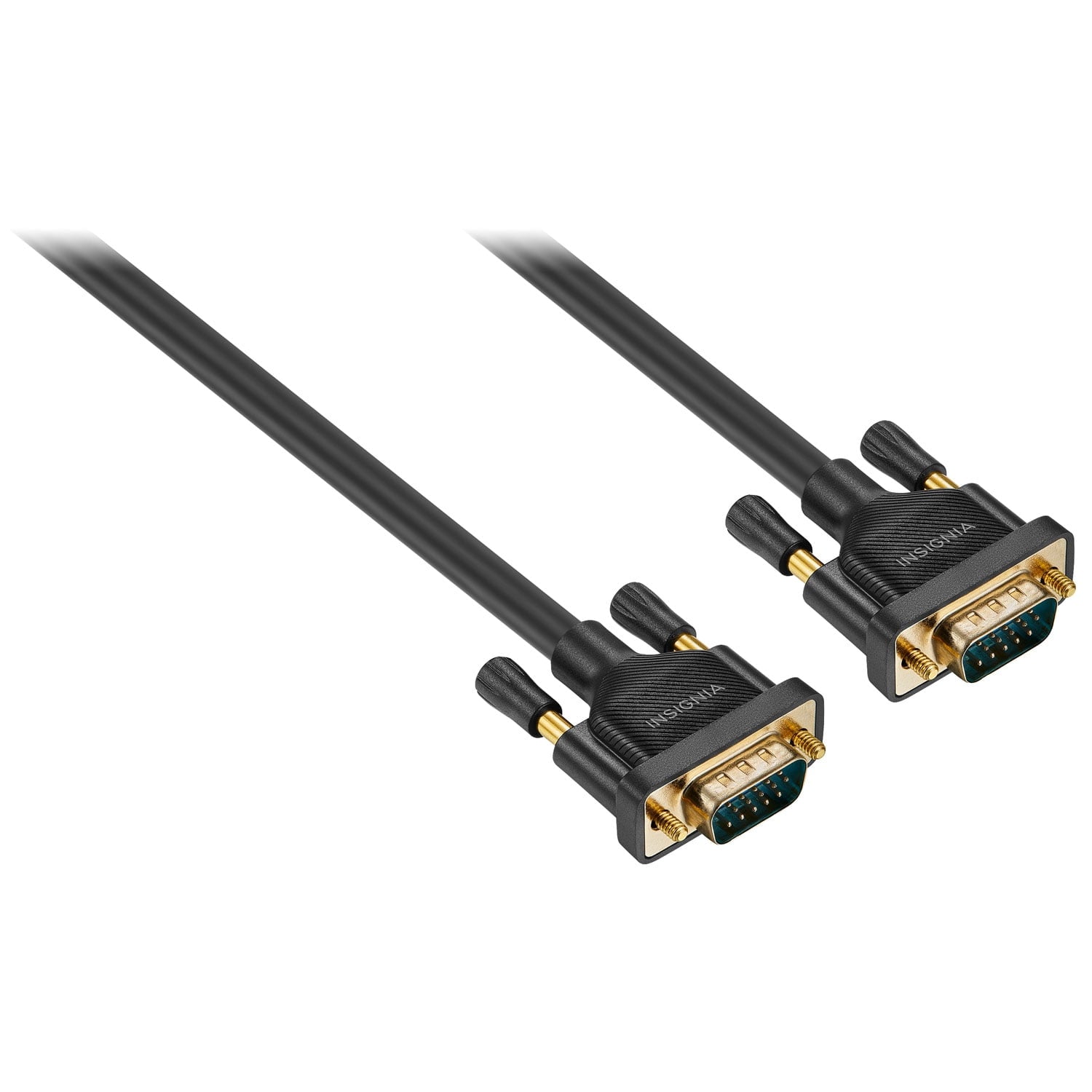 Insignia 1.8m (6 ft.) VGA to VGA Cable (NS-PCVGVG6-C) – HD15 Monitor Cable for PC & Projector – Black