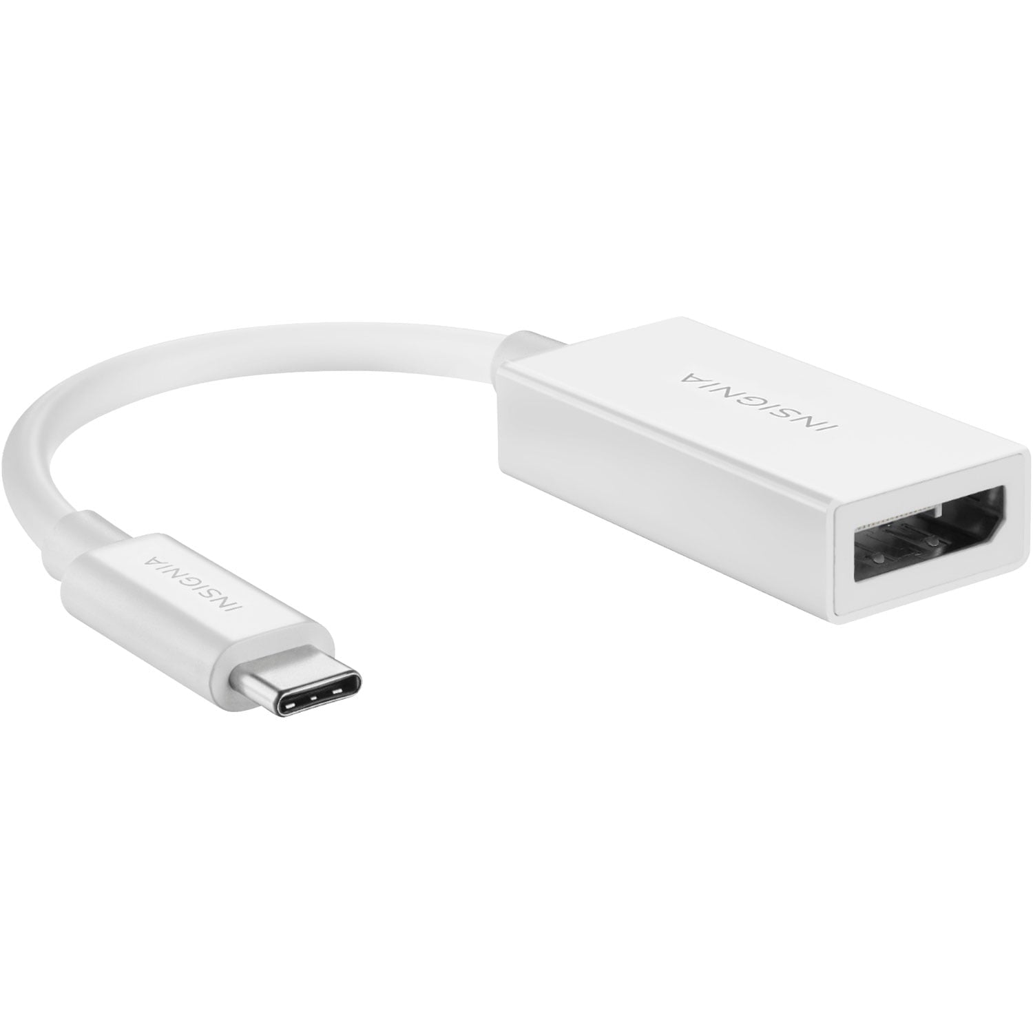 Insignia USB-C to DisplayPort Adapter, Supports 4K Video Output, Black
