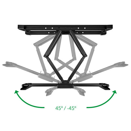 Insignia Full Motion TV Wall Mount for 42"–90" TVs, Swivel, Tilt, Extendable, Black (NS-TVLFMB-C)