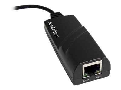 StarTech.com USB 2.0 to Gigabit Ethernet NIC Network Adapter - Network adapter - USB 2.0 - Gigabit Ethernet - black