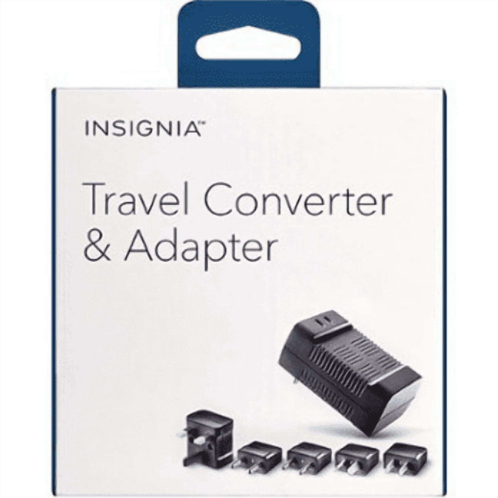 Insignia Travel Adapter & Voltage Converter MTC1875 for International Travel, Dual USB Charging, Worldwide Compatibility