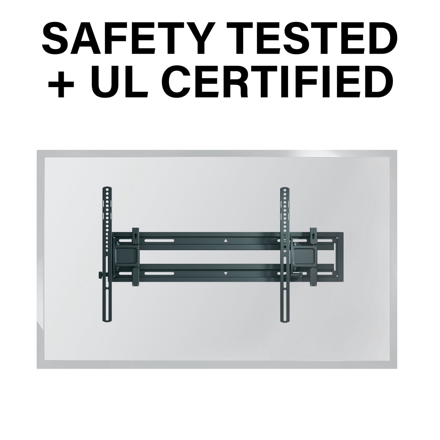 SANUS Accents Extendable Tilting TV Wall Mount for 32"–85" TVs, Tilt Adjustment, Extendable Arm, Black (ALT2-B3)