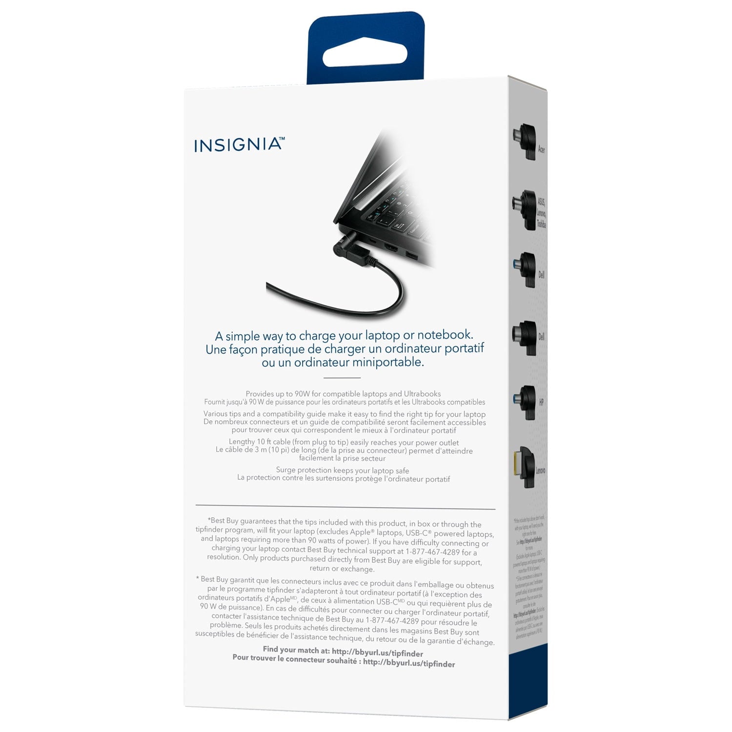 Insignia 90W Laptop Power Adapter – NS-PWLC591-C