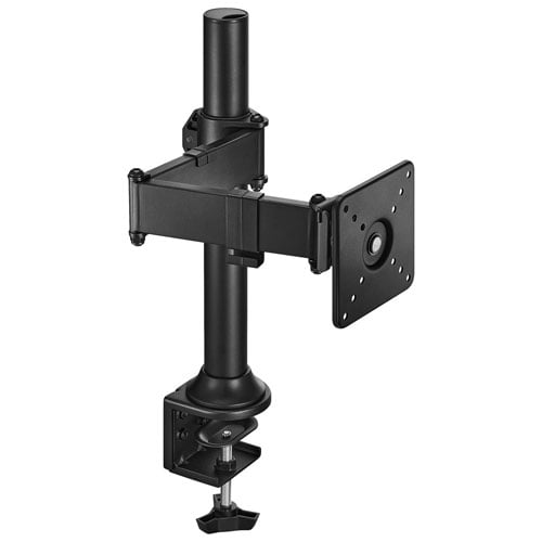 Insignia 35" Full-Motion Monitor Mount Bundle with 6 ft VGA Cable – Adjustable Desk Clamp Stand, Tilt/Swivel/Rotate, VESA Compatible (Black)