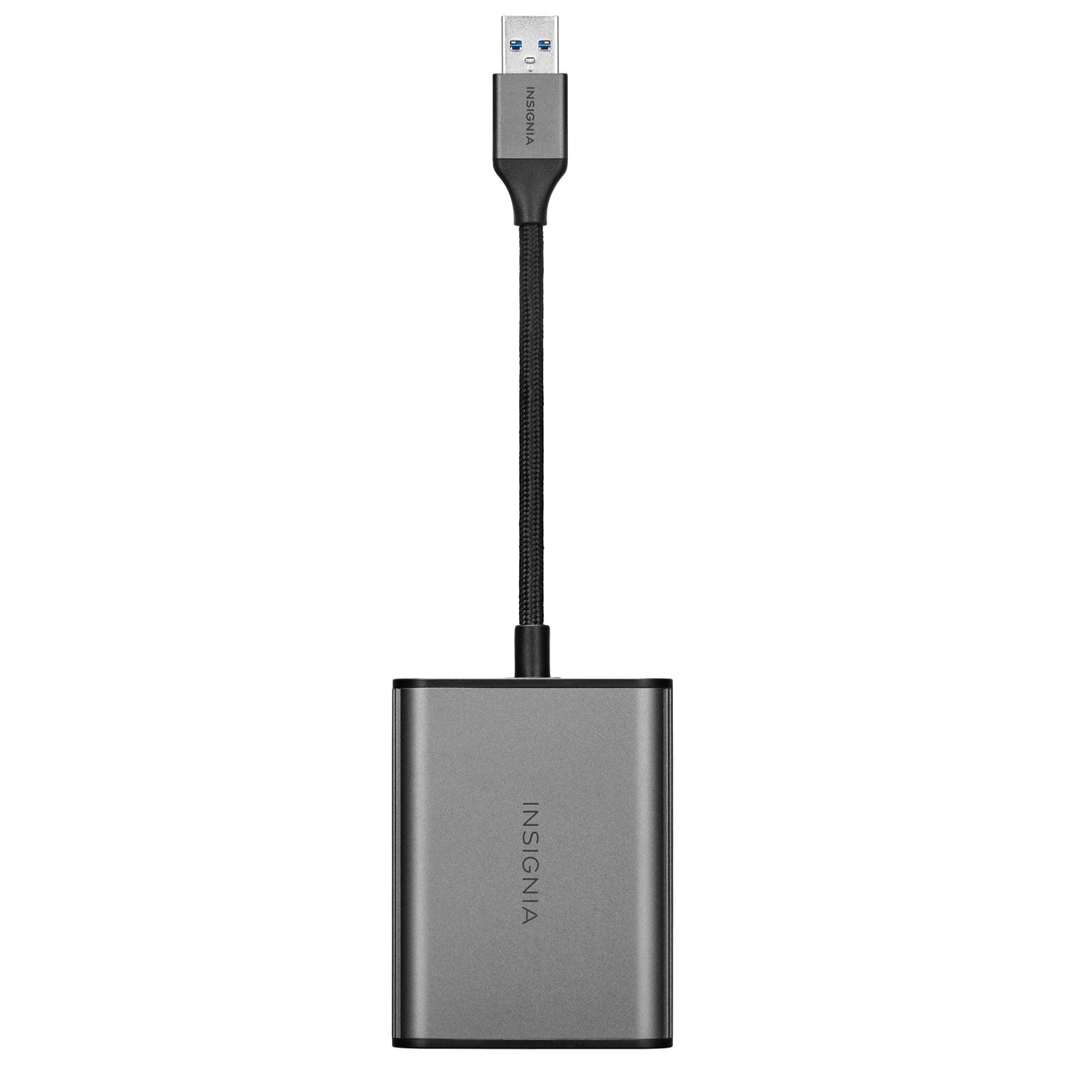 Insignia USB 3.0 to HDMI Adapter – Black – USB to HDMI Video Converter for Monitor & TV