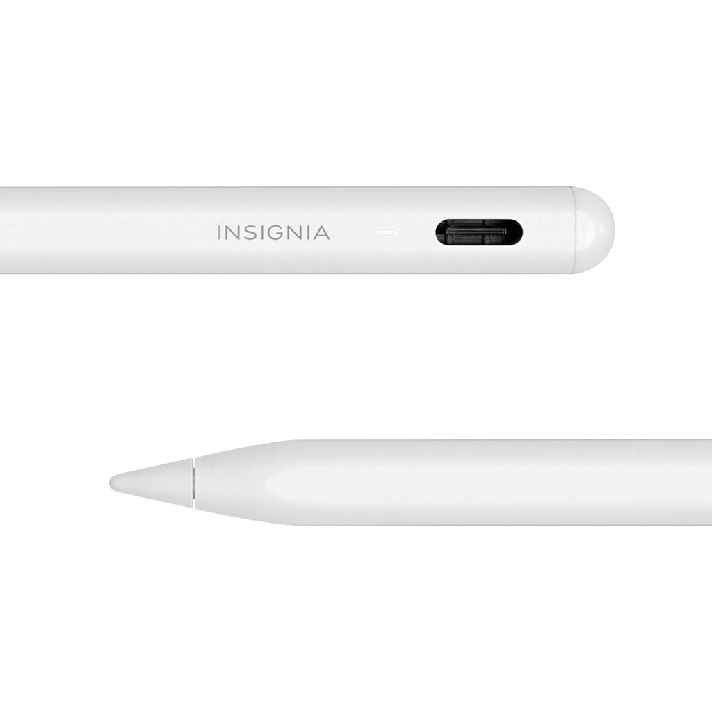 Insignia Active Stylus for iPad, Precision Digital Touch Pen for Writing, Drawing and Note Taking – White