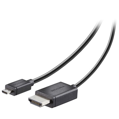 Insignia 2.4m (8 ft.) HDMI to Micro HDMI Cable – Black