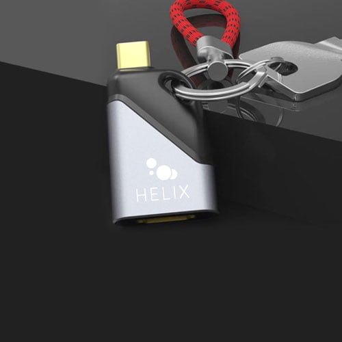 Helix USB-C to USB-A Adapter – Compact Travel Converter