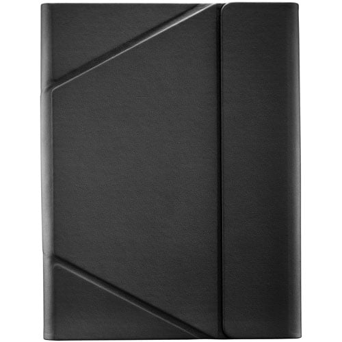 Insignia 10" Universal Tablet Folio Case (Black) + Active Stylus Pen (White) Bundle – Protective Cover with Stand