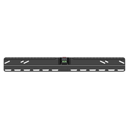 SANUS Accents Fixed TV Wall Mount for 42"–85" TVs, Low-Profile, Durable Steel, Black (ALL2-B3)