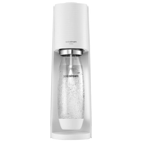 SodaStream Terra Soda Machine - Black (Machine only, CO₂ Cylinder NOT Included)