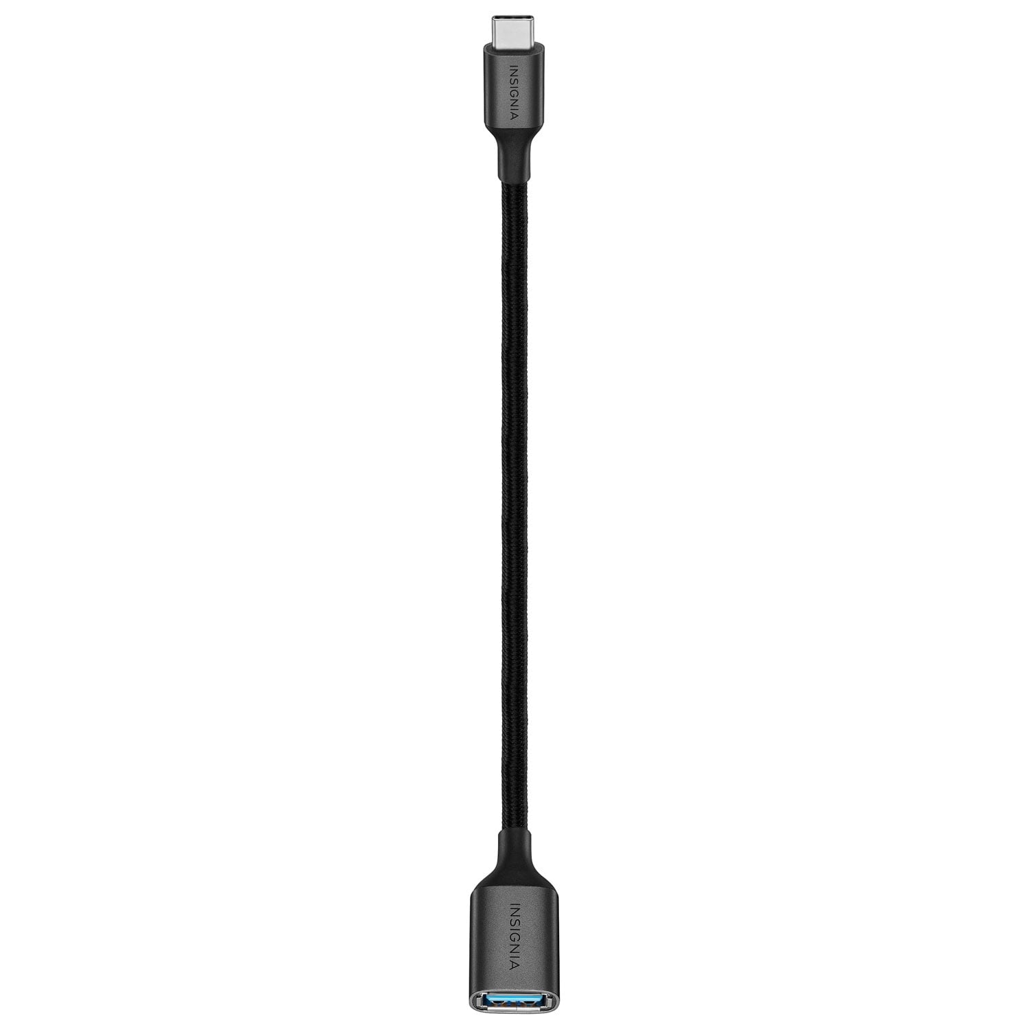 Insignia USB-C to USB Adapter - Black, USB Type C 5 Gbps High-Speed