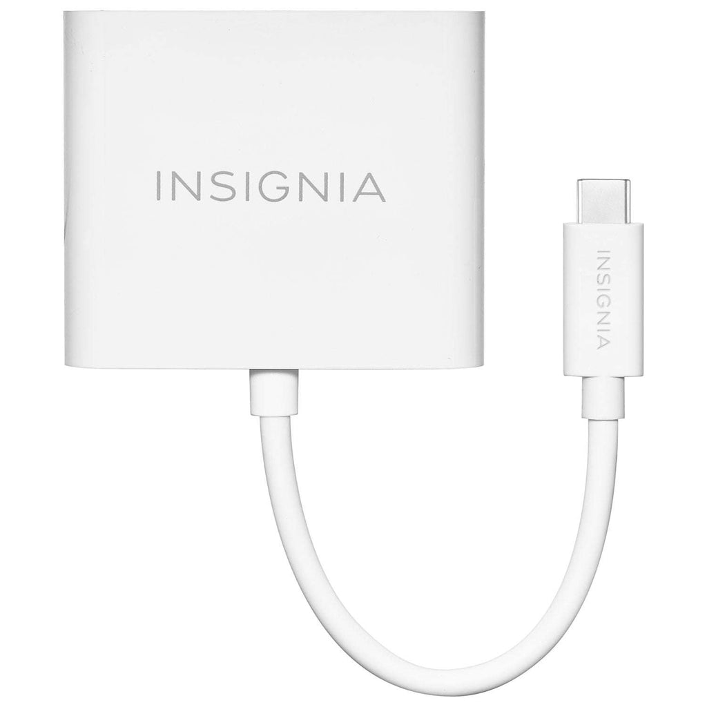 Insignia USB-C to HDMI Multiport Adapter (NS-PCACHM-C) – 4K HDMI, USB 3.0 & USB-C Power Delivery – Compact Hub for Laptops & Tablets
