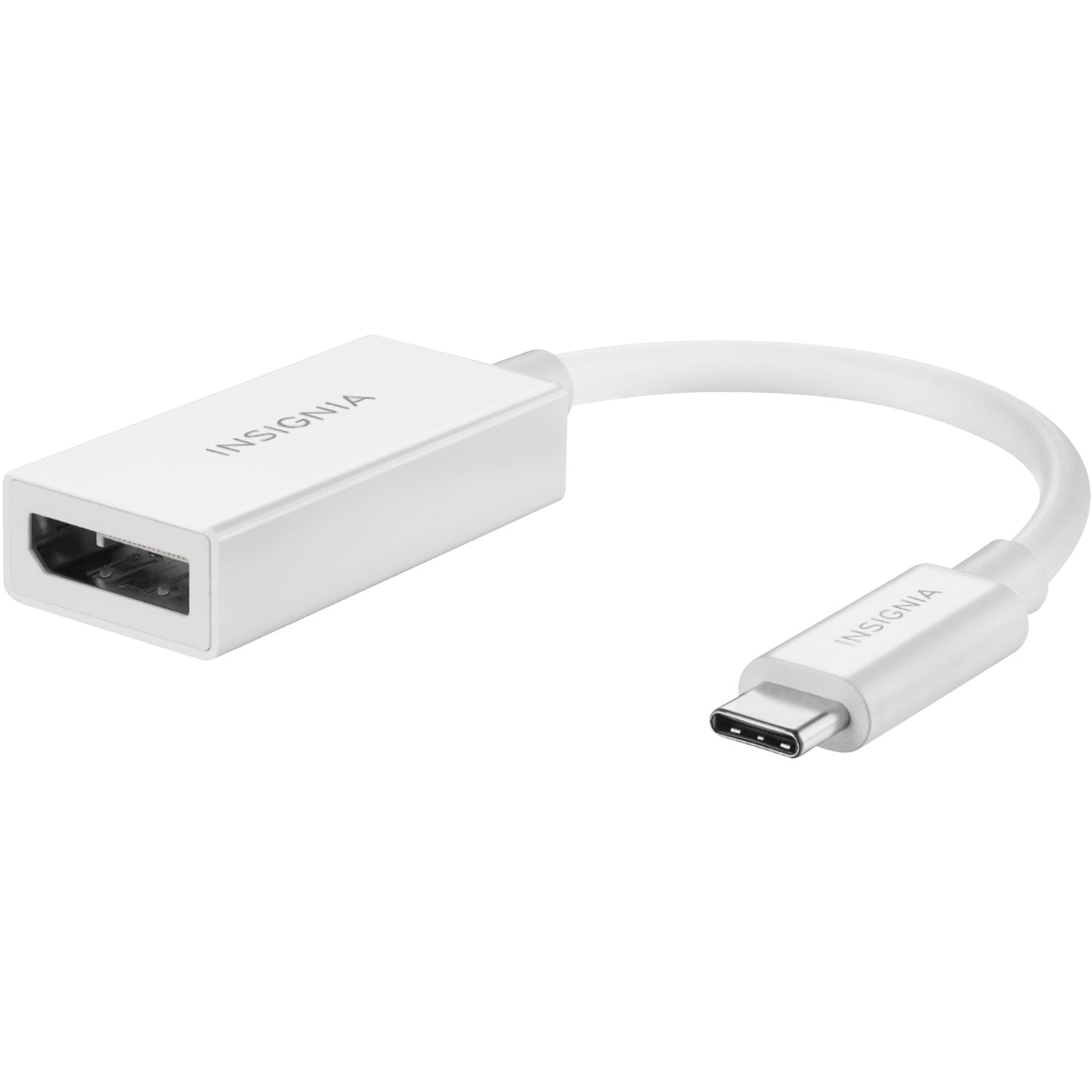 Insignia USB-C to DisplayPort Adapter, Supports 4K Video Output, Black
