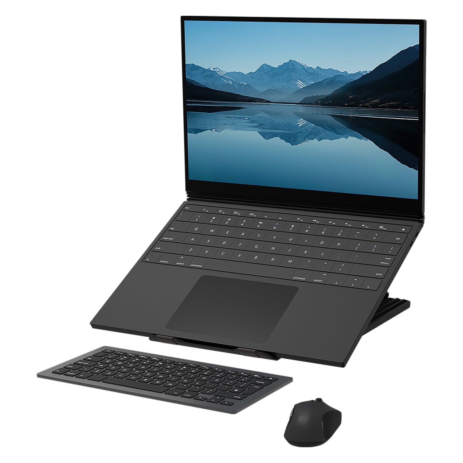 Fellowes Breyta Ergonomic Laptop Riser Stand (Black), 100098500