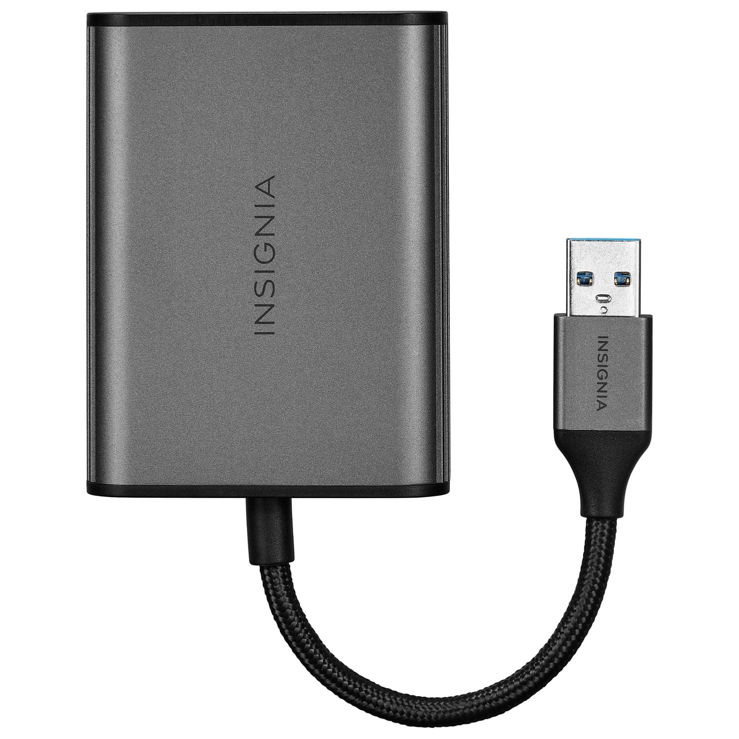 Insignia USB 3.0 to HDMI Adapter – Black – USB to HDMI Video Converter for Monitor & TV