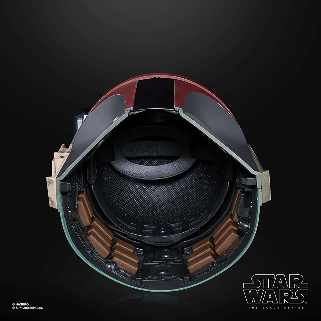 Star Wars The Black Series Boba Fett Re-Armored Premium Electronic Helmet – Life-Size Prop Replica