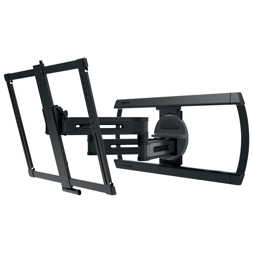 SANUS Elite Advanced Full Motion 4D + Shift TV Wall Mount for 42"–90" TVs, Swivel, Tilt, Extendable, Black (BLF528-B3)