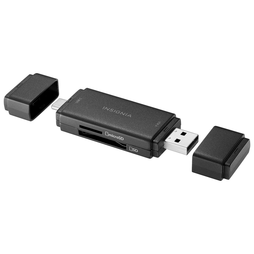 Insignia USB-C/USB 3.0 to SD/MicroSD Memory Card Reader