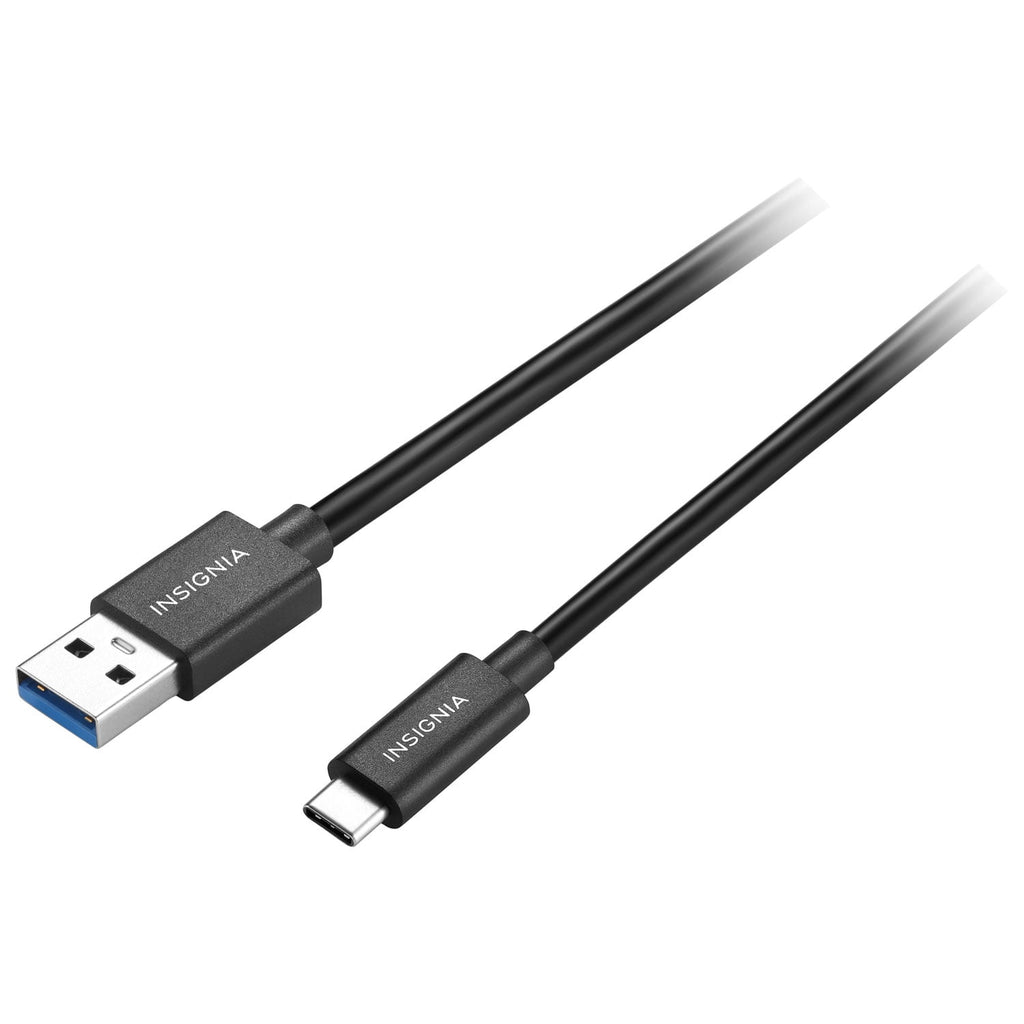 Insignia 3.3 ft. USB-A to USB-C 3.2 Gen 2 Superspeed+ 10Gbps Fast Charge and Sync Cable - Black