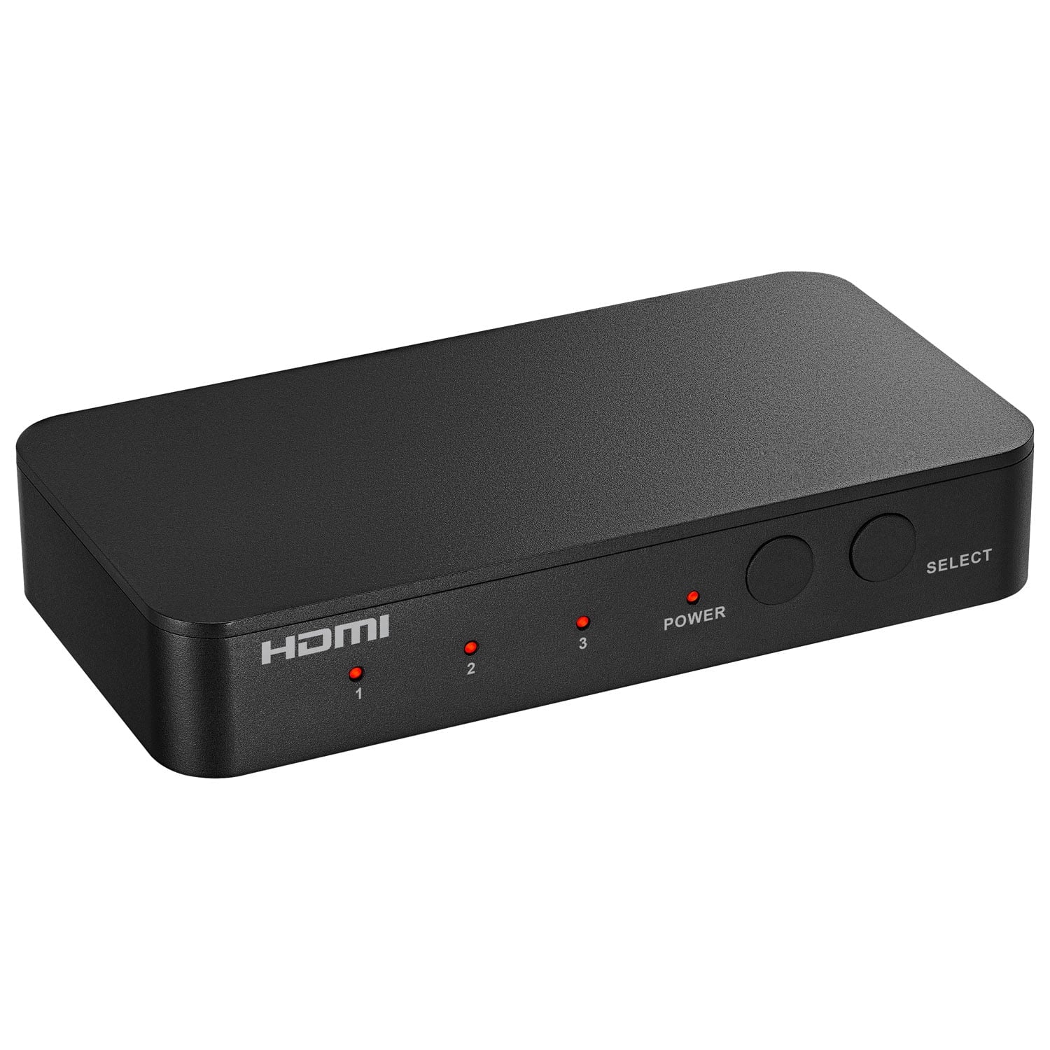 Insignia 3-Port 4K HDMI Switch – 4K Ultra HD HDMI Selector with 3 Inputs to 1 Output – Black