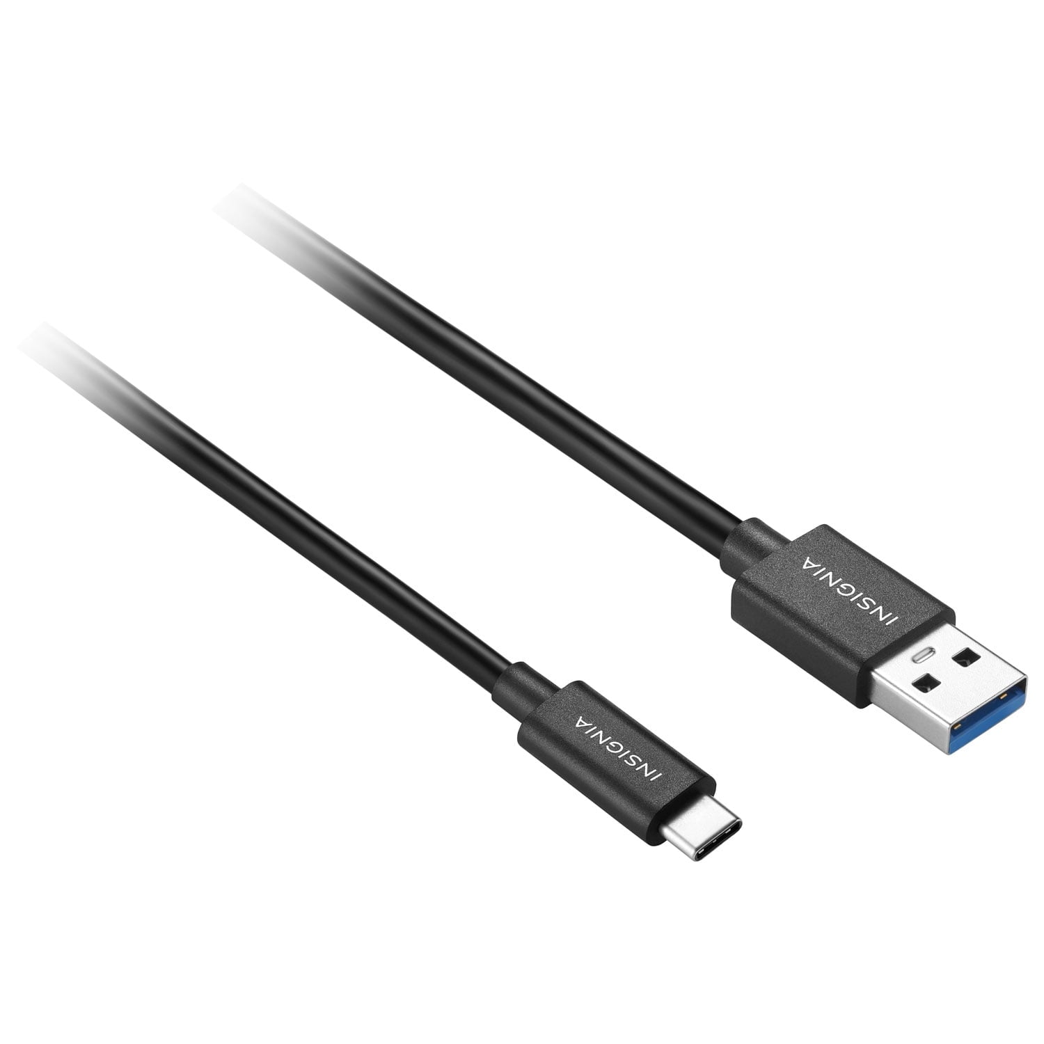 Insignia 3.3 ft. USB-A to USB-C 3.2 Gen 2 Superspeed+ 10Gbps Fast Charge and Sync Cable - Black