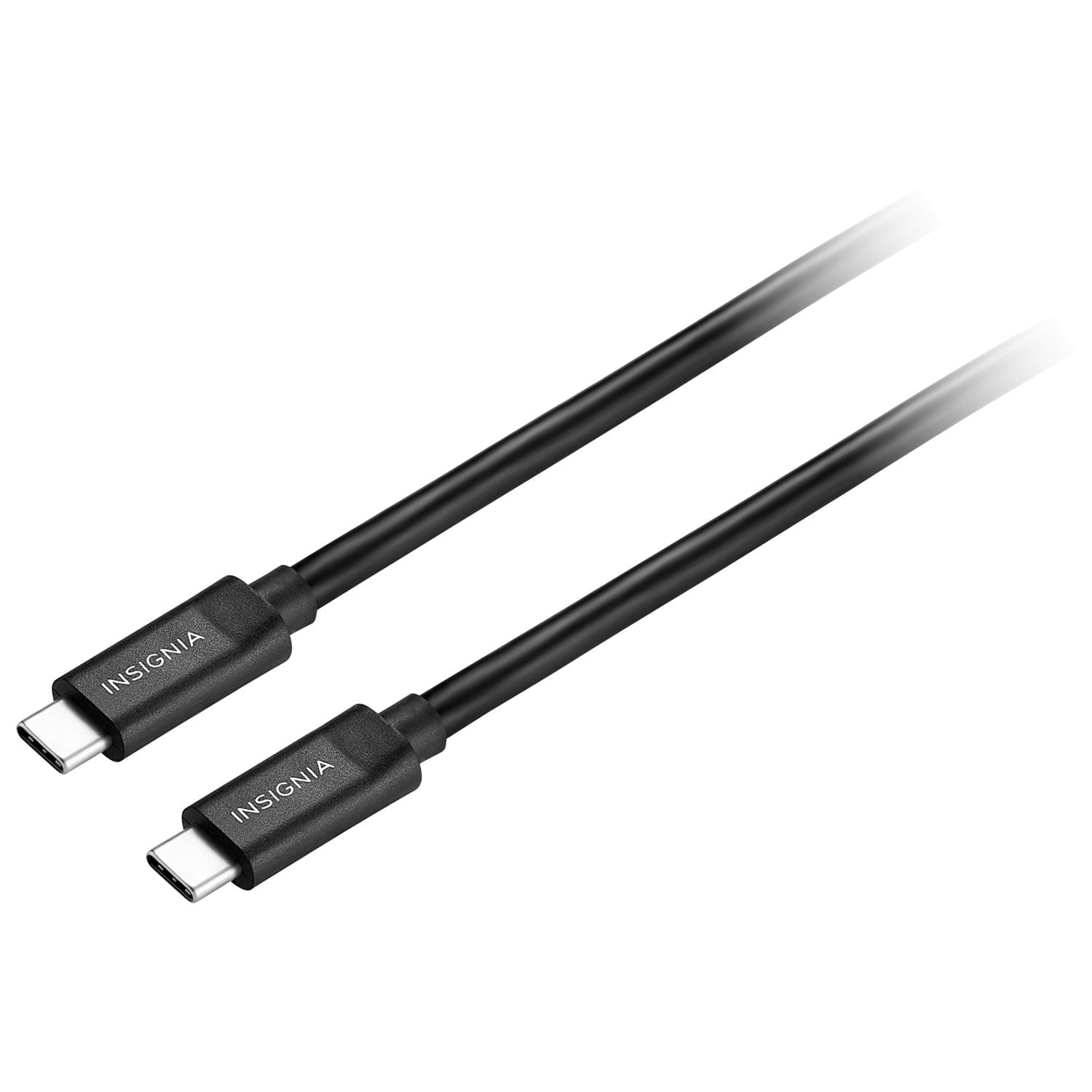 Insignia 1m (3.3 ft.) USB-C to USB-C Charge Cable 100W, 10 Gbps (NS-PCKCC3-C) – Fast Charging & High-Speed Data Transfer – Black