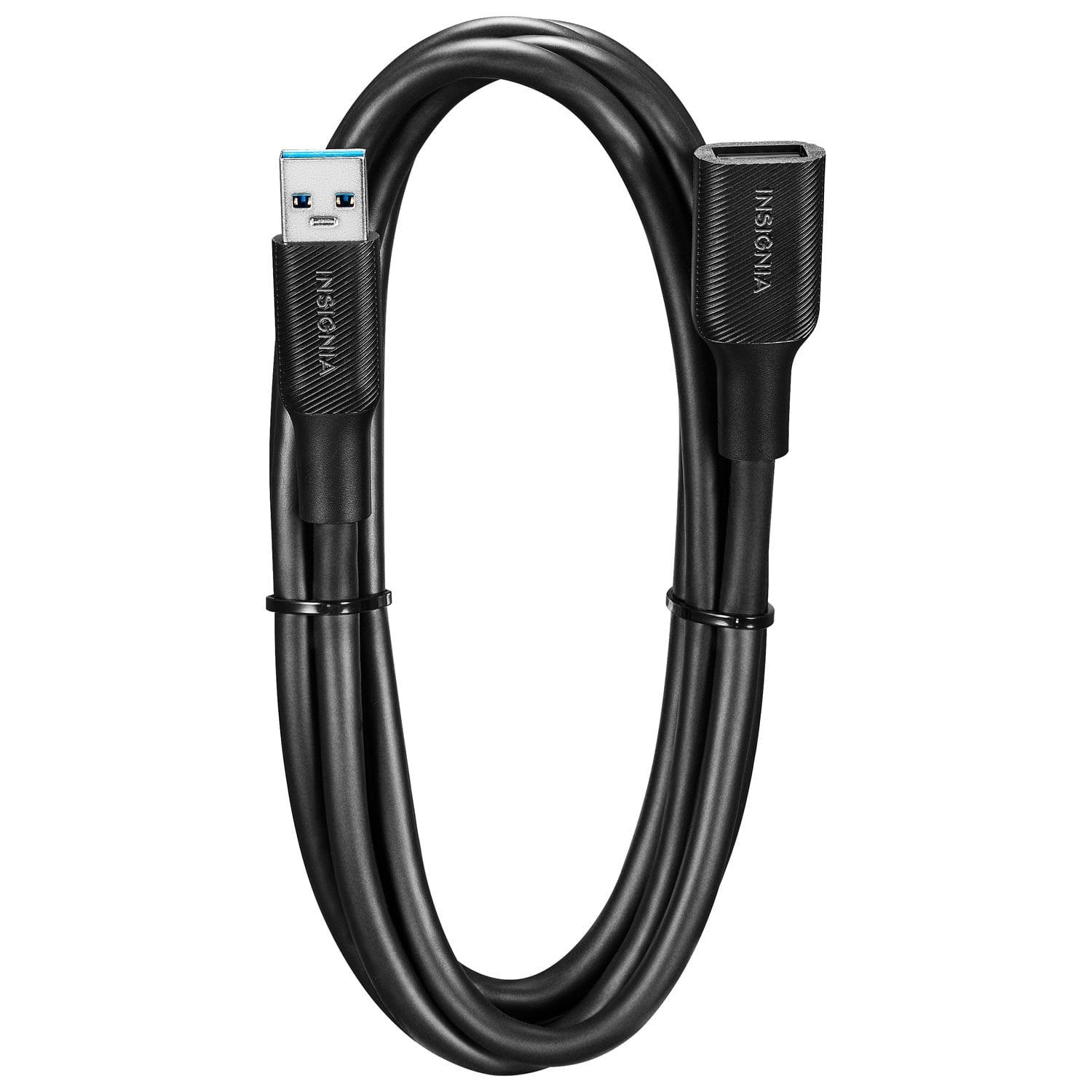 Insignia 1.8m (6 ft.) USB-A 3.0 Extension Cable – NS-PC3A3A6-C – Black