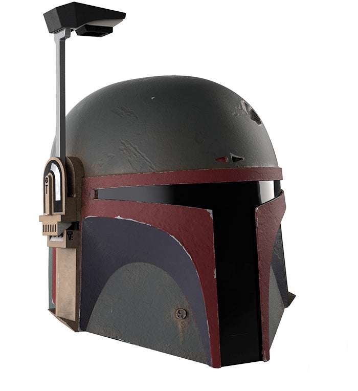 Star Wars The Black Series Boba Fett Re-Armored Premium Electronic Helmet – Life-Size Prop Replica