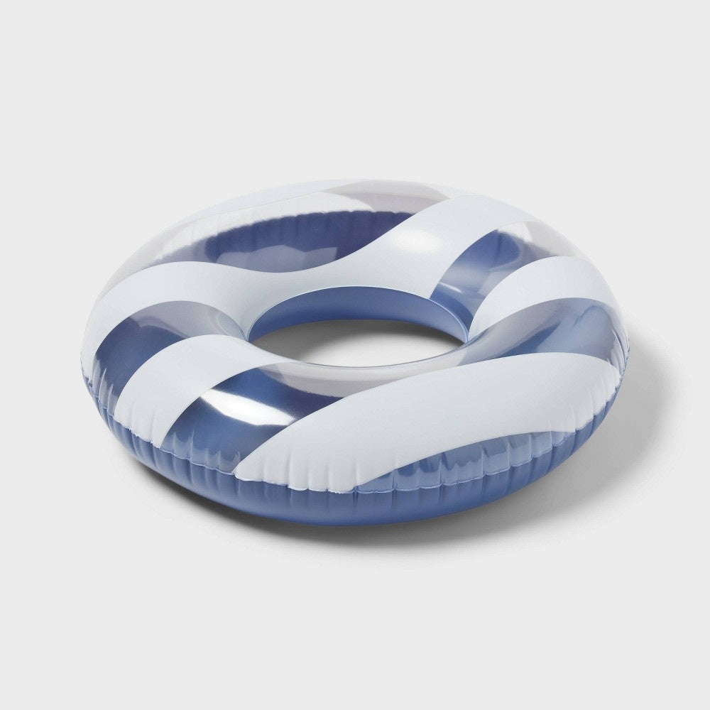 Sun Squad 36" Inflatable Swim Tube – Durable PVC Pool Float Ring for Kids, Teens & Adults, Assorted Summer Water Float