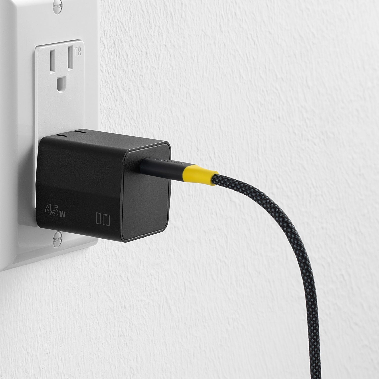 Insignia 45W USB-C Wall Charger, Black – NS-PW345C1B22B-C