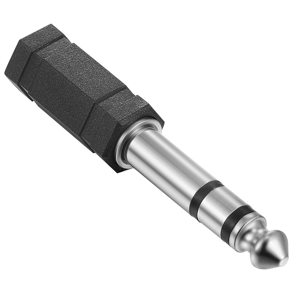 Insignia 3.5mm to 1/4" Headphone Adapter – Stereo Audio Converter for Headphones, Amplifiers & Audio Equipment