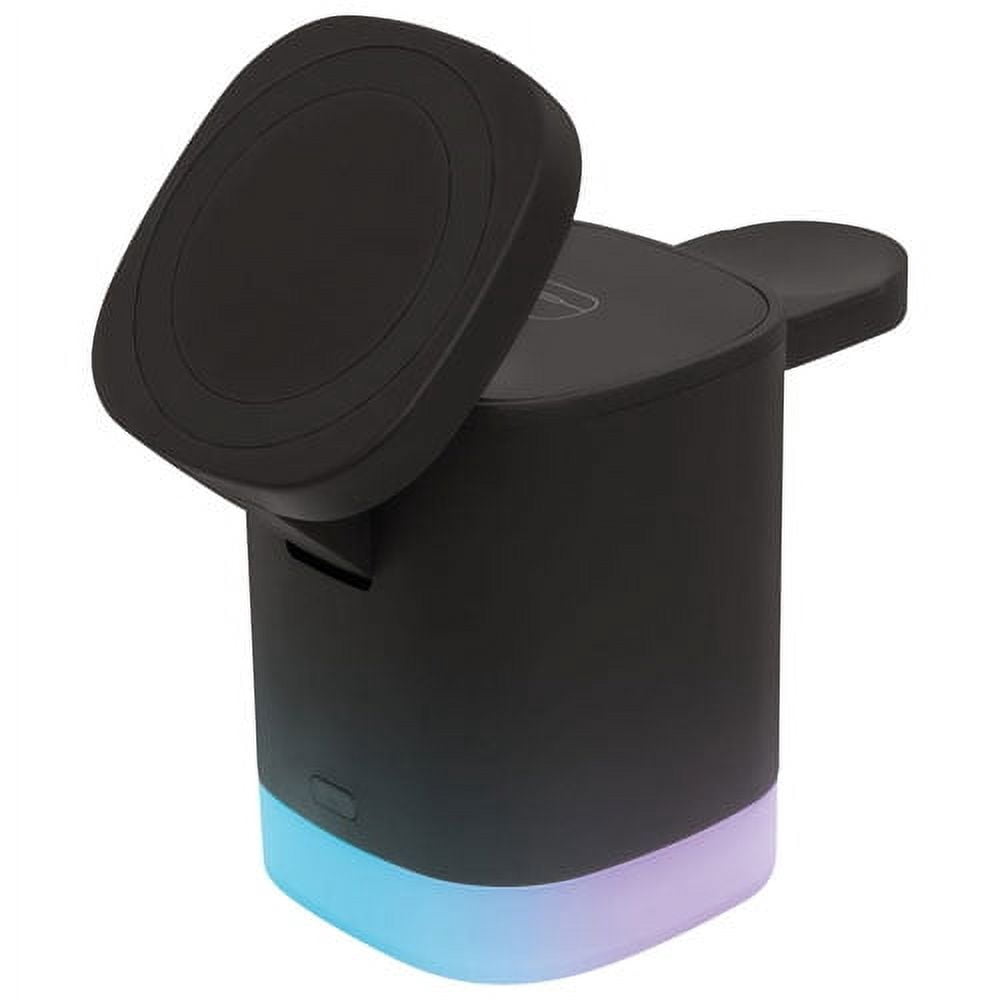 Helix Lucid 15W 3-in-1 Valet Charging Dock with MagSafe | Wireless Charging Station for iPhone, Apple Watch & AirPods