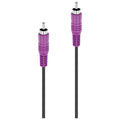 Insignia 4.6m (15 ft.) Subwoofer Cable – RCA Audio Cable for Powered Subwoofers & Home Theatre Systems – Black