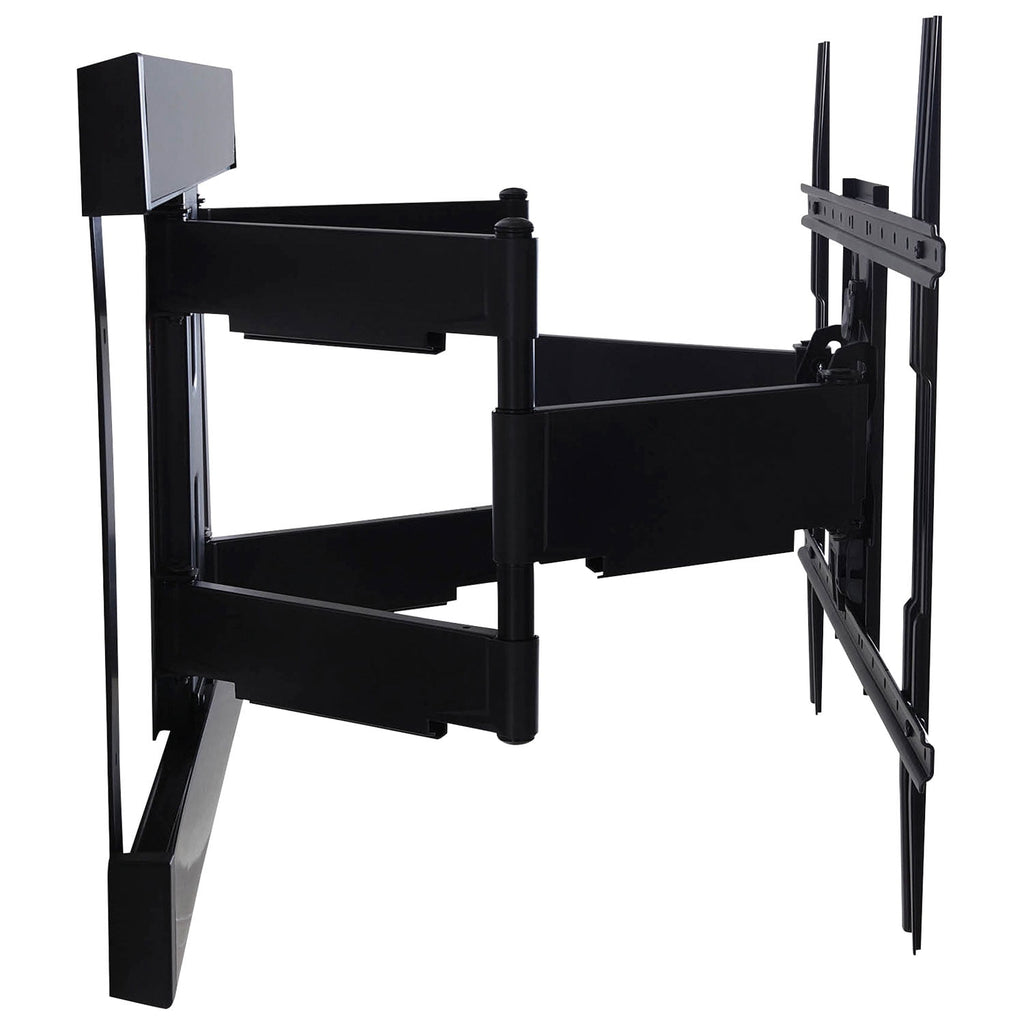 Sanus Super Slim Full Motion TV Wall Mount for 40"–90" TVs, Low Profile, Swivel and Tilt, Black (BLFS420-B3)