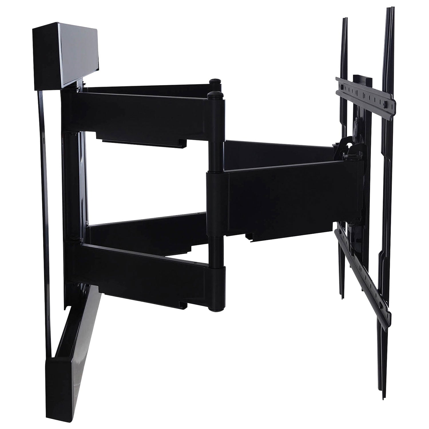 Sanus Super Slim Full Motion TV Wall Mount for 40"–90" TVs, Low Profile, Swivel and Tilt, Black (BLFS420-B3)