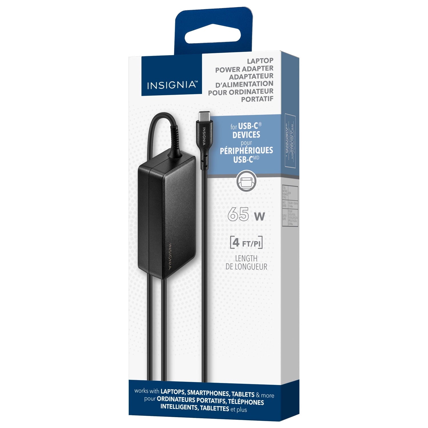 Insignia 65W USB-C Laptop Charger – NS-LPAC65W6-C