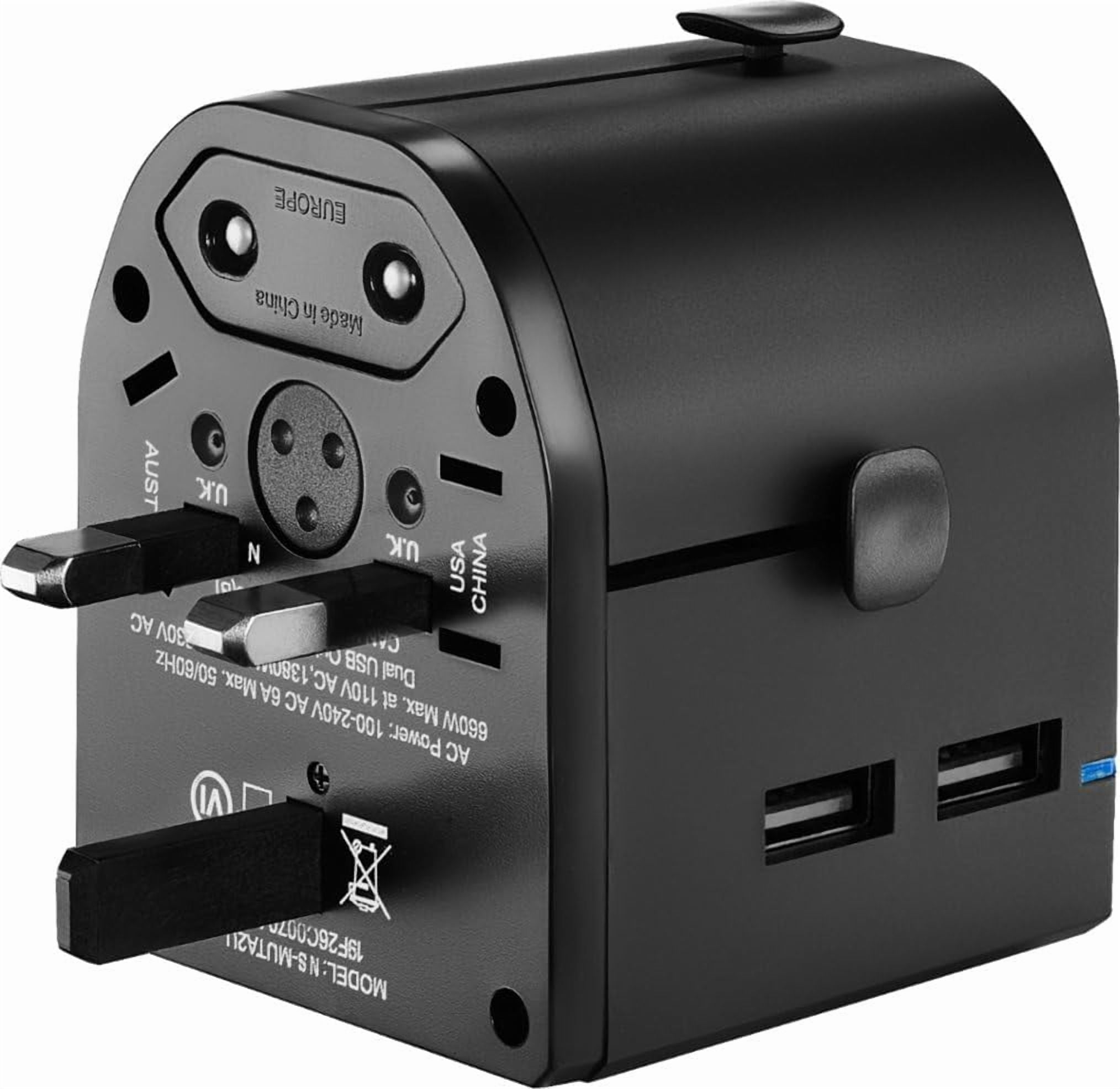 Travel Adapter and Converter Insignia All-in-One Series