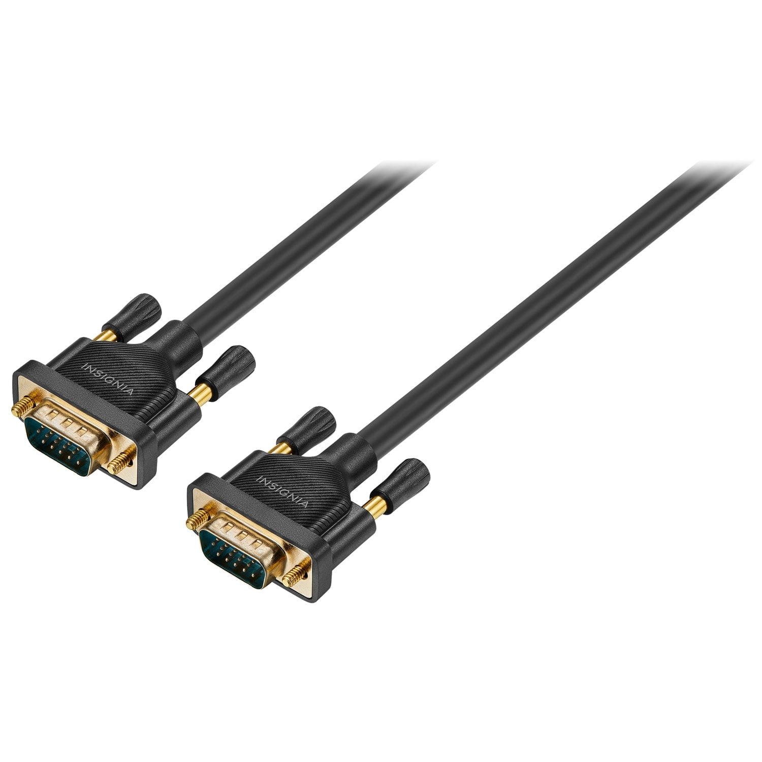 Insignia 1.8m (6 ft.) VGA to VGA Cable (NS-PCVGVG6-C) – HD15 Monitor Cable for PC & Projector – Black