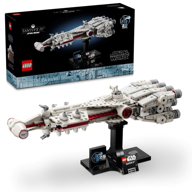 LEGO Star Wars Tantive IV Building Set (75376) – 654 Pieces