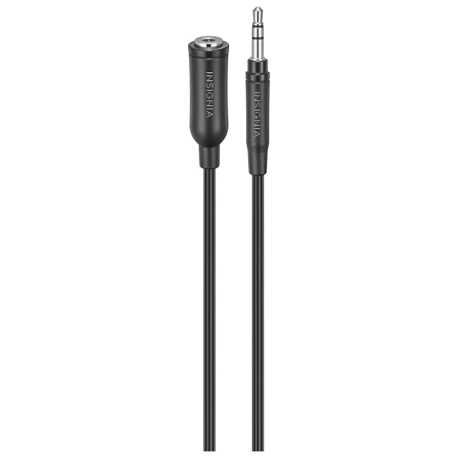 Insignia 6 ft. (1.8m) 3.5mm Male/Female Audio Extension Cable – Stereo AUX Extension for Headphones, Speakers & Car Audio