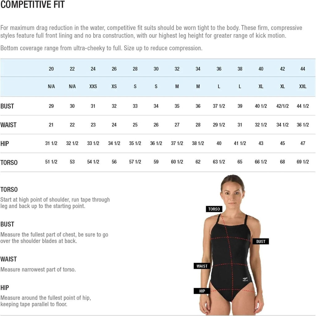 Speedo Women's Floral One-Piece Swimsuit – High Cut, Scoop Neck, Adjustable Strap Bathing Suit Size 34