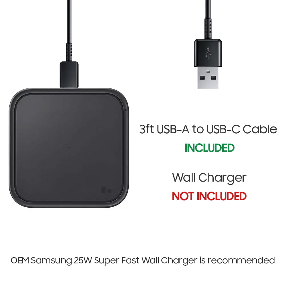 Wireless Fast Charger 15W Charging Pad Compatible with Samsung Galaxy S26 S25 S24 S23 S22 S21 Ultra and Plus models, Compatible with iPhone 17 16 15 14 13 Pro Max Plus models, Black