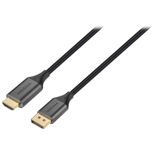 Insignia 1.83m (6 ft.) DisplayPort to 4K Ultra HD HDMI Cable