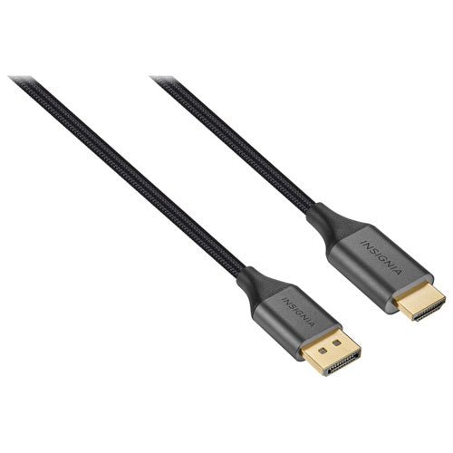 Insignia 1.83m (6 ft.) DisplayPort to 4K Ultra HD HDMI Cable