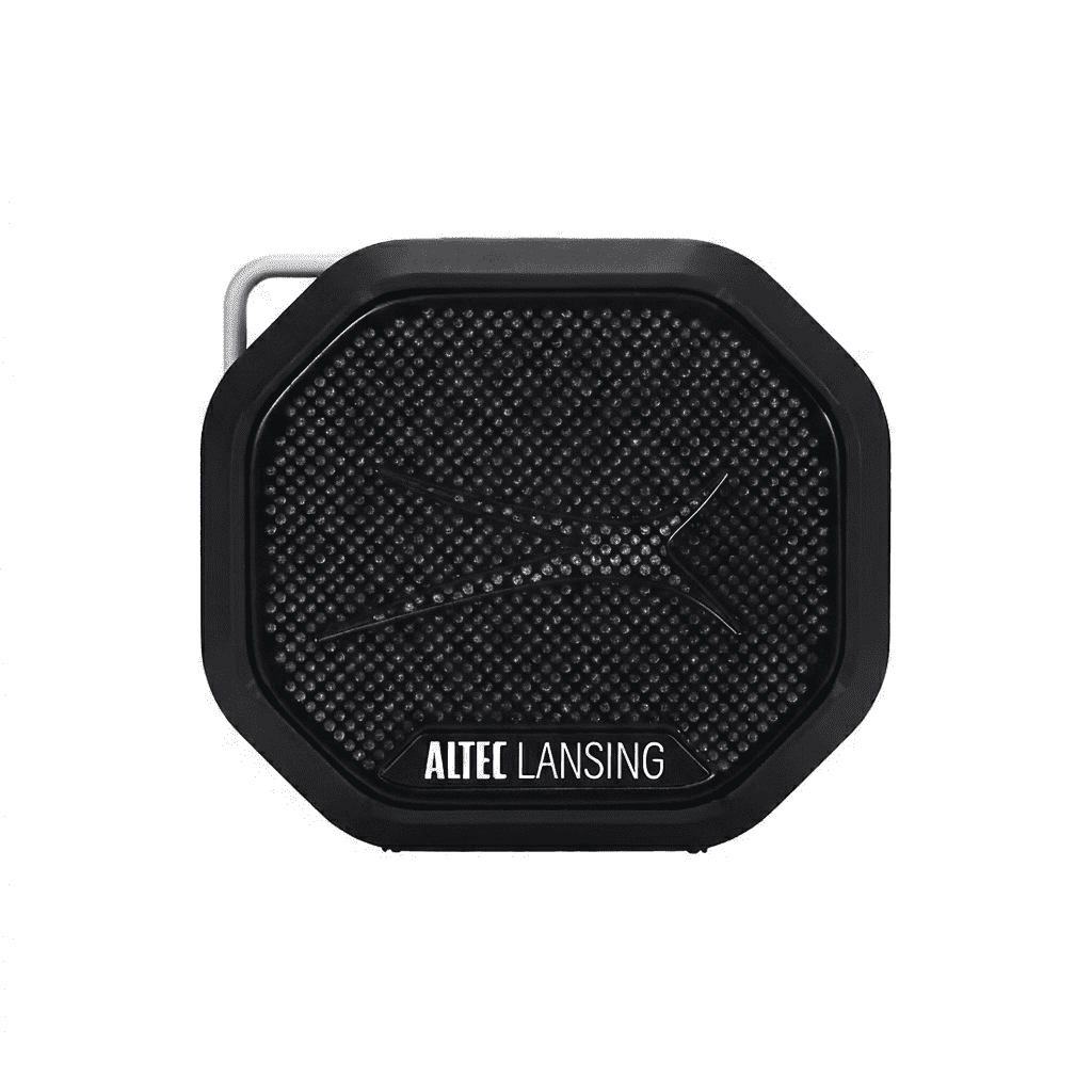 Altec Lansing HydraTrek 2.0 EverythingProof Portable Bluetooth Speaker - Purple/Blue | Waterproof Rugged Wireless Speaker