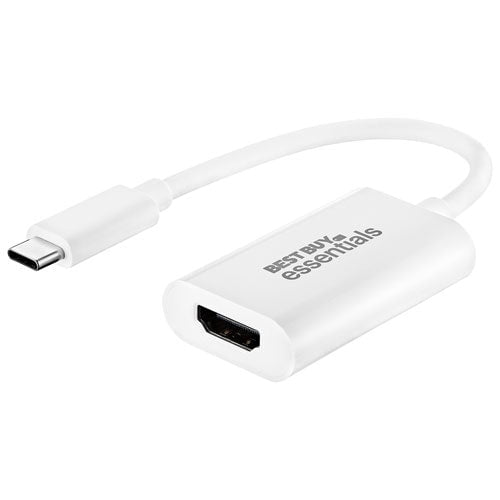 Best Buy Essentials USB-C to 4K UHD HDMI Adapter – BE-PA3CHD-C – High-Definition Video & Audio