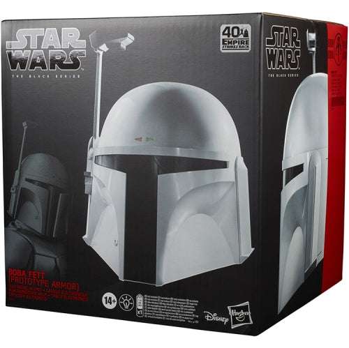 Star Wars The Black Series Boba Fett Prototype Armor life size electronic helmet prop replica reissue collectible