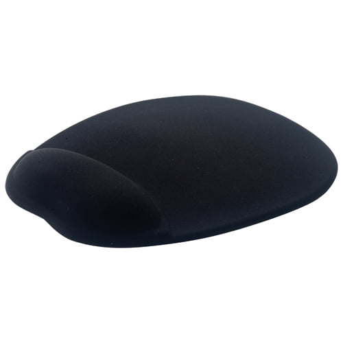 Insignia Memory Foam Mouse Pad – Black Ergonomic Mouse Pad with Wrist Support & Non-Slip Base for Office, Gaming & Home Use